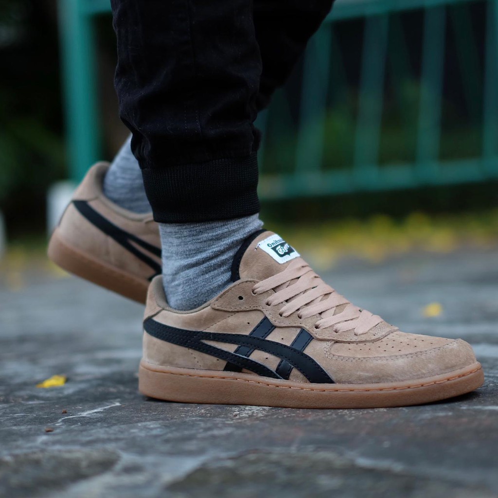 Onitsuka Tiger Giày Bata Da Lộn Thời Trang Năng Động