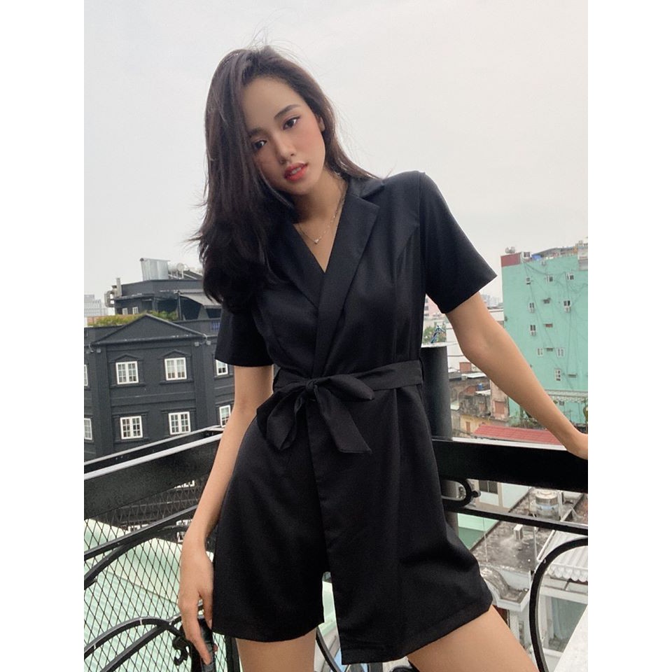 Jump tay ngắn cột eo
