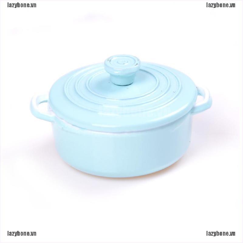 Mô Hình Nồi Nấu Ăn Nhiều Màu Sắc Tỉ Lệ 1 / 12 Trang Trí Nhà Búp Bê