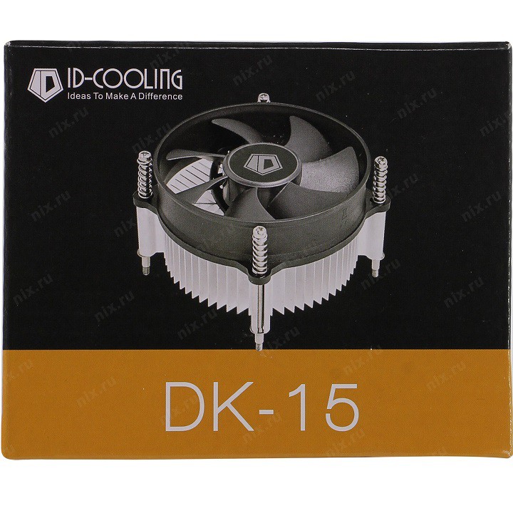 Quạt tản nhiệt cpu ID-Cooling DK-15 - socket 115x, sức gió lớn 42.35CFM, quay êm 2000 vòng