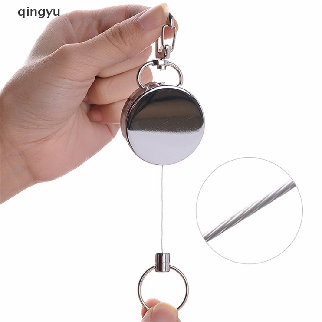 Móc Chìa Khóa Dây Thép Co Giãn Chống Thất Lạc Khi Chơi Thể Thao