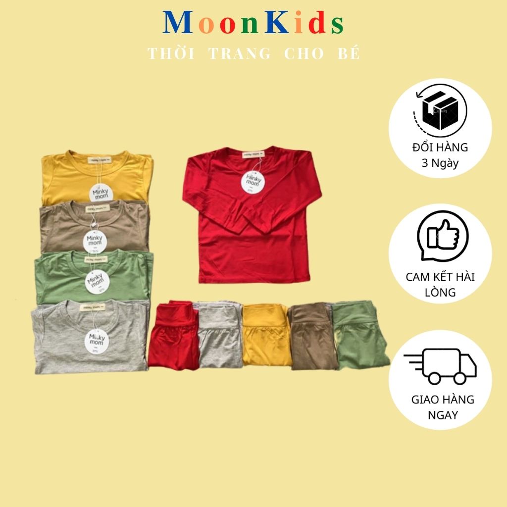 Bộ MinKy Mom Dài Tay vải đẹp mê ly thun lanh cotton Cao Cấp 100% co giãn 4 chiều thấm hút mồ hôi cực tốt