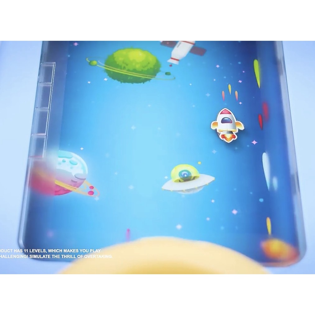 Đồ chơi điện tử đua xe / tàu vũ trụ điều khiển bằng vô lăng nhiều cấp độ dùng pin sạc