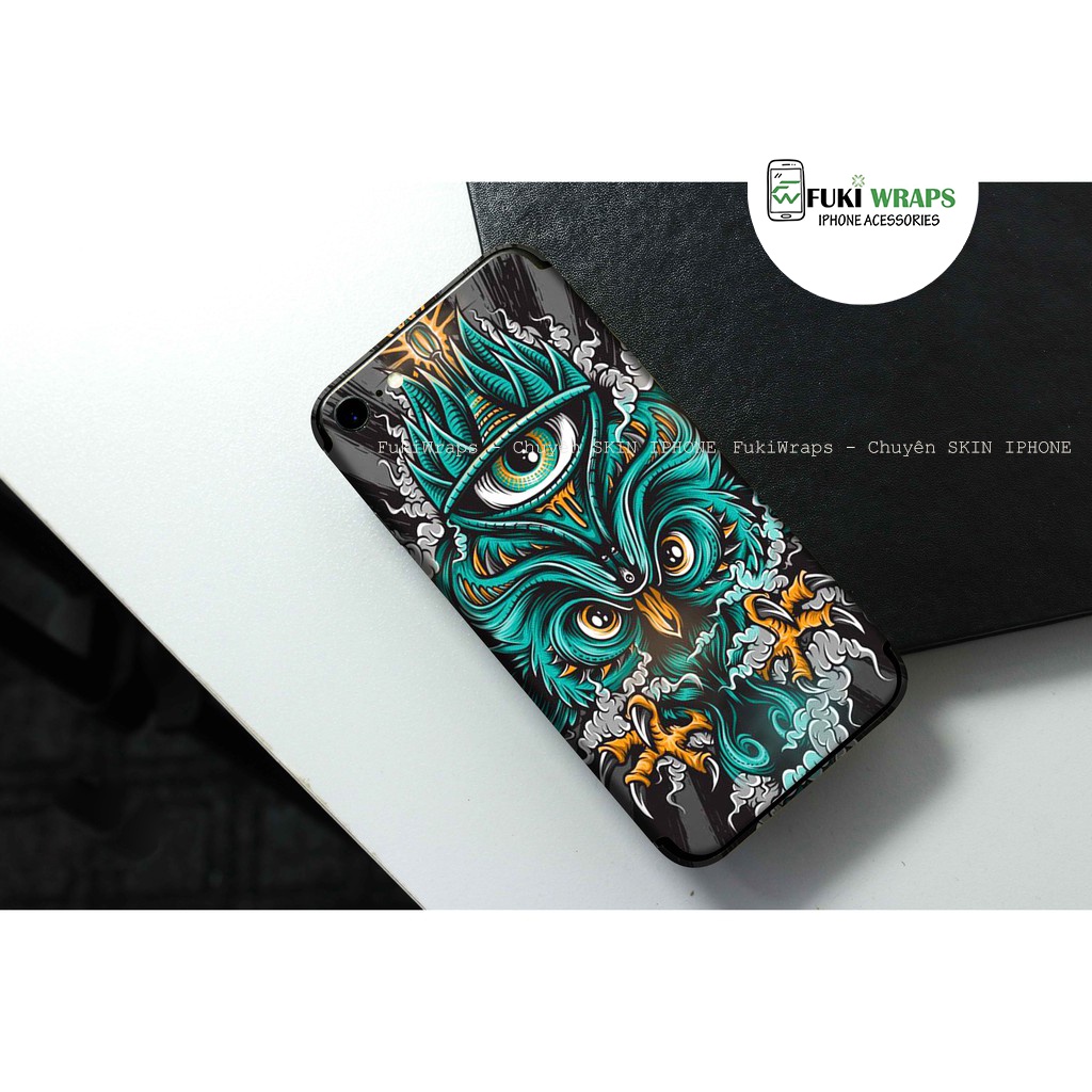 Tấm dán Skin FULL VIỀN Dành Cho 13ProMax 12ProMax 11ProMax X XS XR XSMAX 6Plus 7Plus 8Plus FukiShop