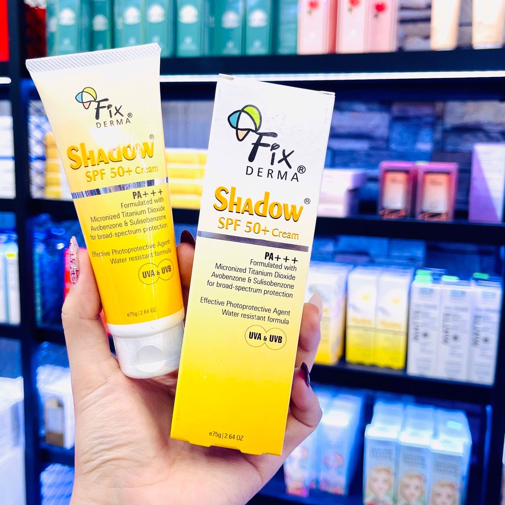 Kem/Gel Chống Nắng Phổ Rộng FIXDERMA Shadow SPF50+ Cream/SPF30+ Gel - 75g