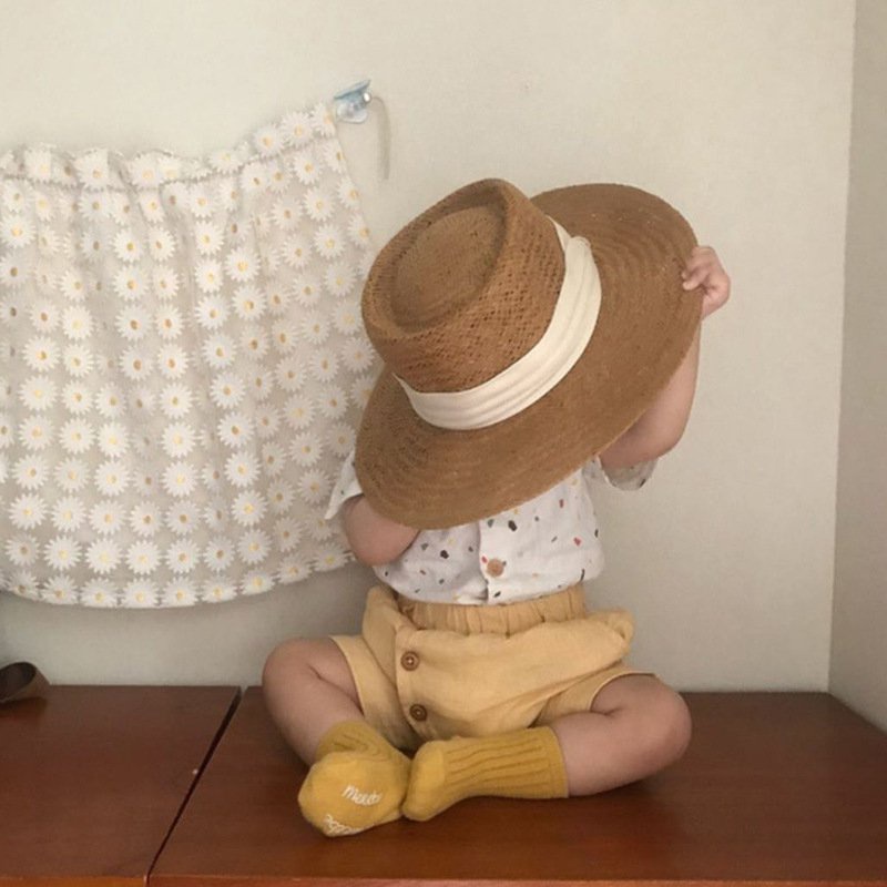 Rèm che nắng ôn tô MỊN KIDS, phong cách Hàn Quốc, rèm phối ren hình hoa cúc chất đẹp