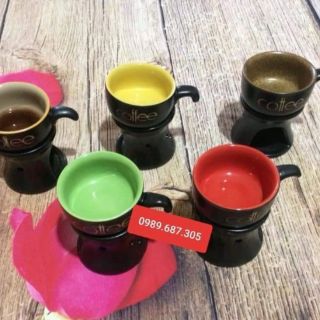 Bộ cốc bếp hâm nóng cafe