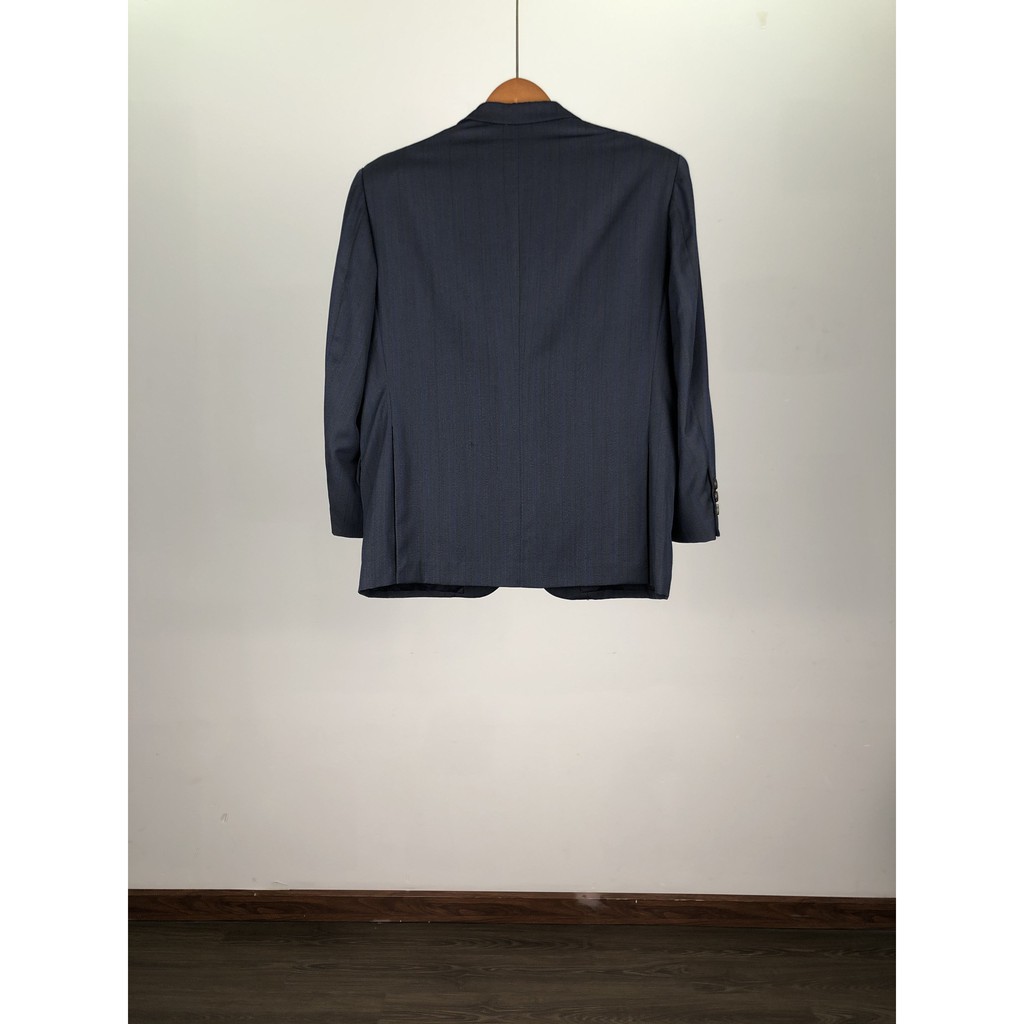 (1M6-1M7 60-70kg) Áo blazer 2hand nam XANH DƯƠNG của EMBASSY Hàng si Nhật Bản JACBLJ96