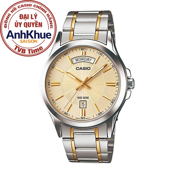 Đồng hồ nam dây kim loại Casio Standard chính hãng Anh Khuê MTP-1381G-9AVDF (39mm)