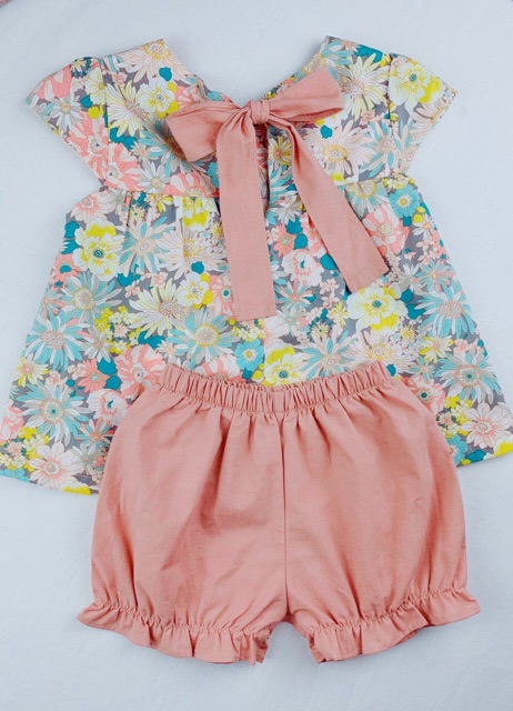 Set bộ thô hoa cho bé gái từ 1 tuổi đến 10 tuổi