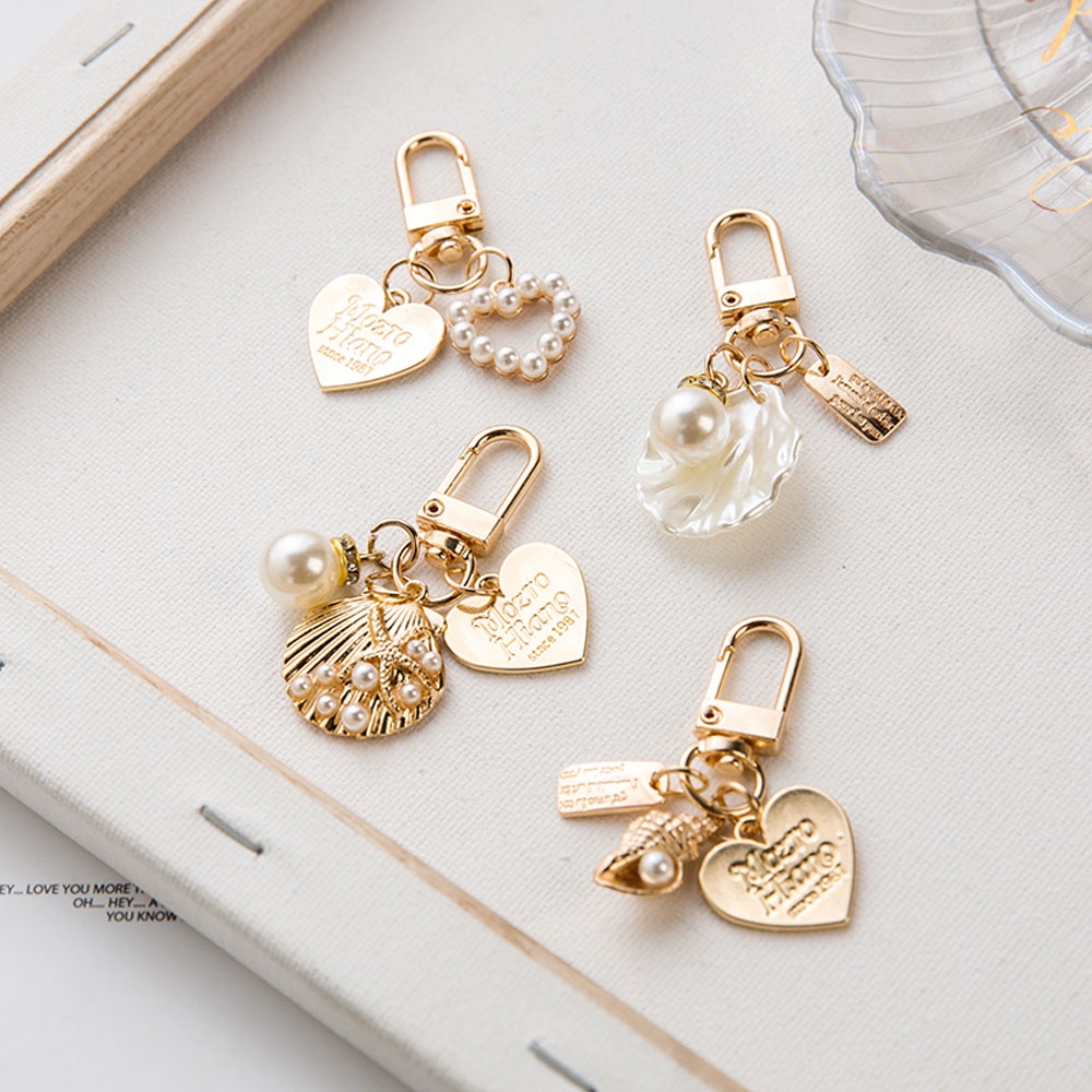 Móc Khóa Hình Trái Tim / Chữ Love Dễ Thương Charms