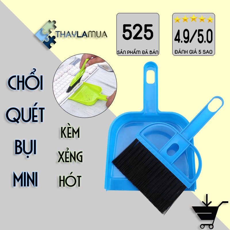 Chổi và xẻng quét dọn văn phòng, bàn học, bàn thờ nhỏ xinh tiện ích