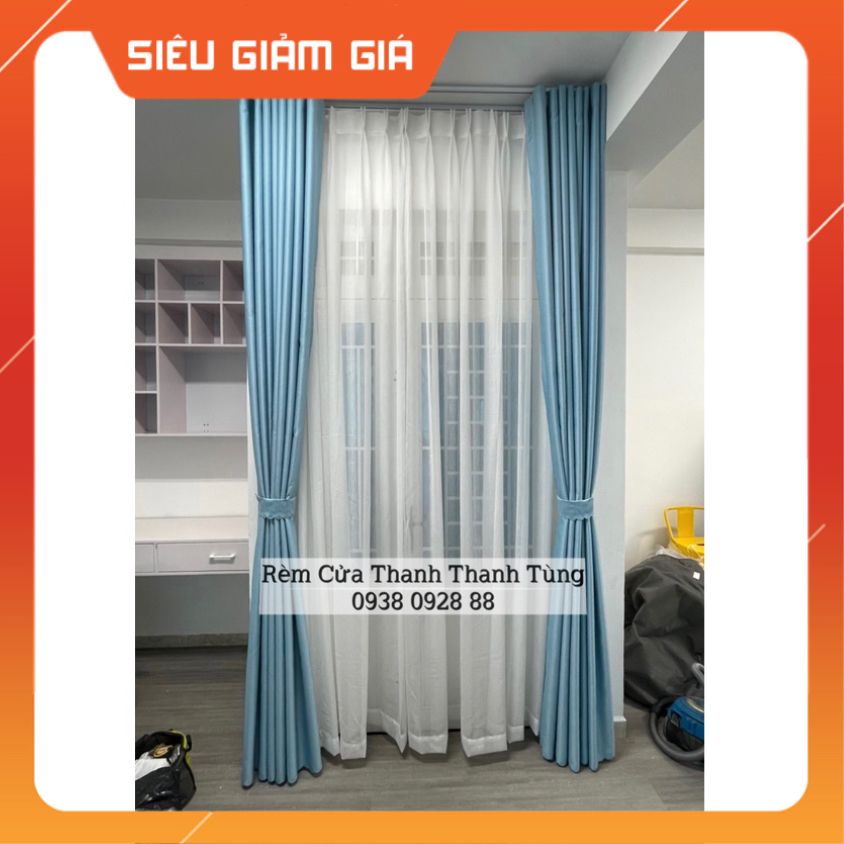 Rèm cửa gấm chống nắng cao 3m1