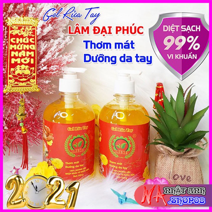 Nước rửa tay 500g, Gel, Nước rửa tay khô 350ml LÂM ĐẠI PHÚC- Rửa tay sạch, Diệt khuẩn, Vệ sinh, Tiện ích | BigBuy360 - bigbuy360.vn
