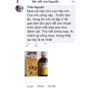 Siro Centrum Kids Incremin Iron Mixture Của Úc - Chai 200ml
