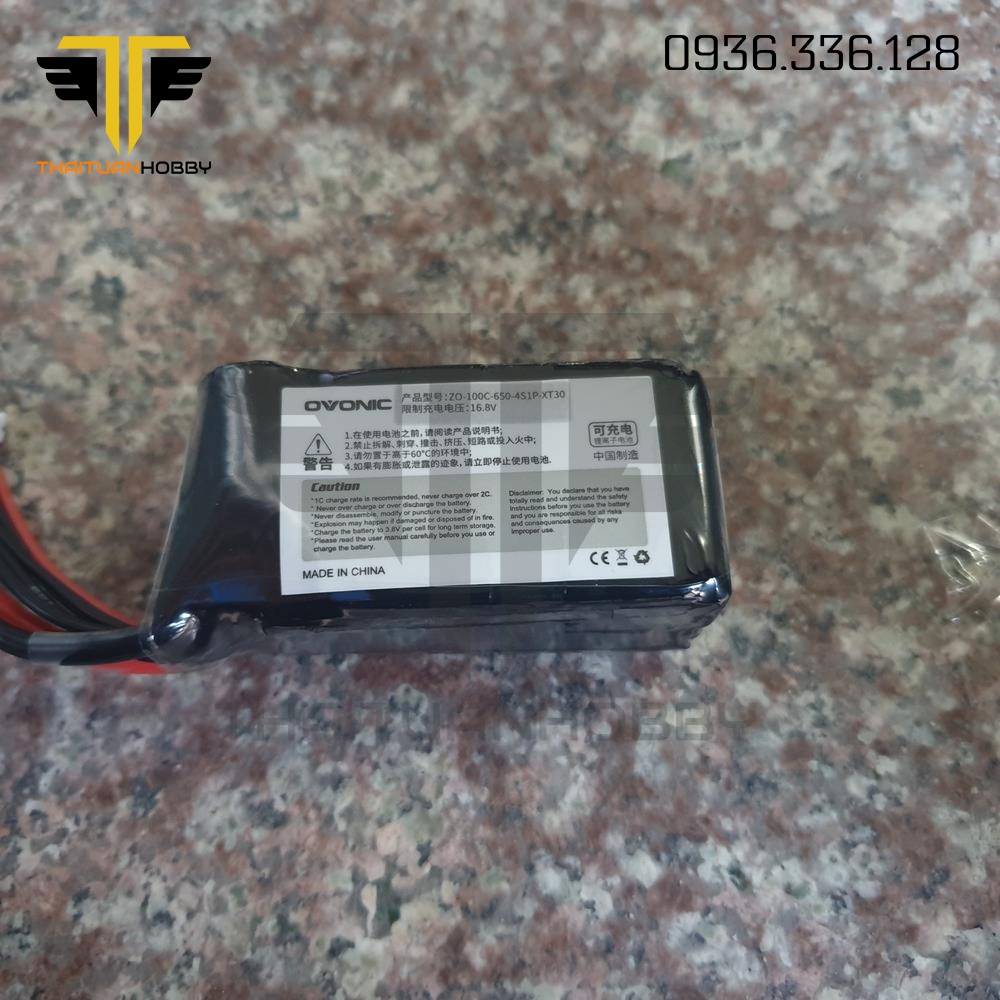 Pin Lipo Ovonic 650mah 4s 100c