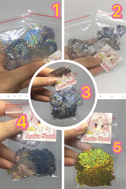 Charm miếng xà cừ