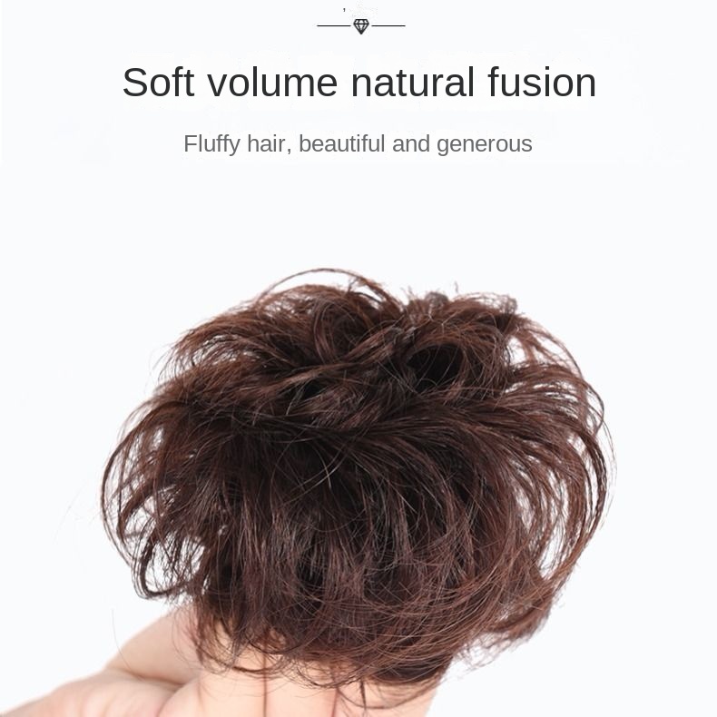 Búi Tóc Giả Xoăn Bằng Cao Su Tự Nhiên Dành Cho Trẻ Em