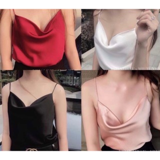 Áo dây lụa cổ đổ Siêu hot