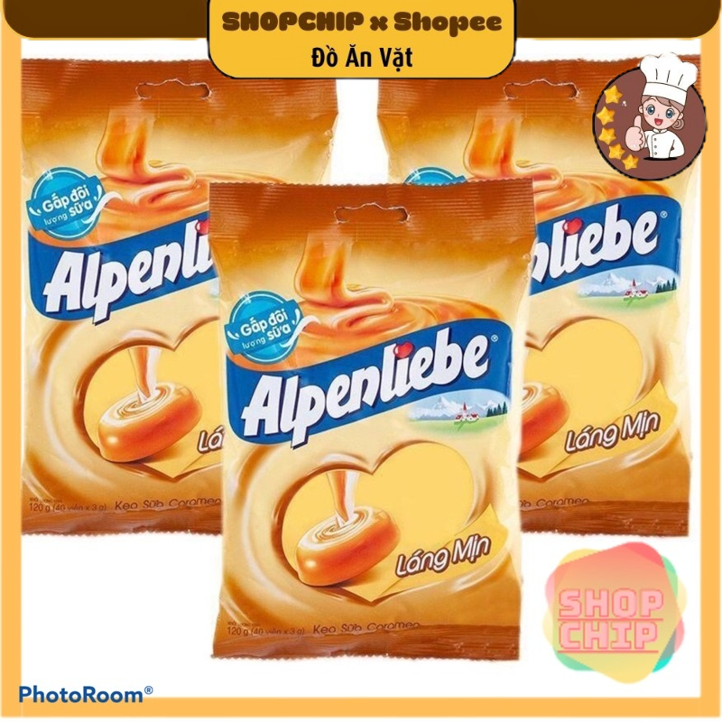 Kẹo Alpenliebe Vị Cafe Sữa Gói 120Gr