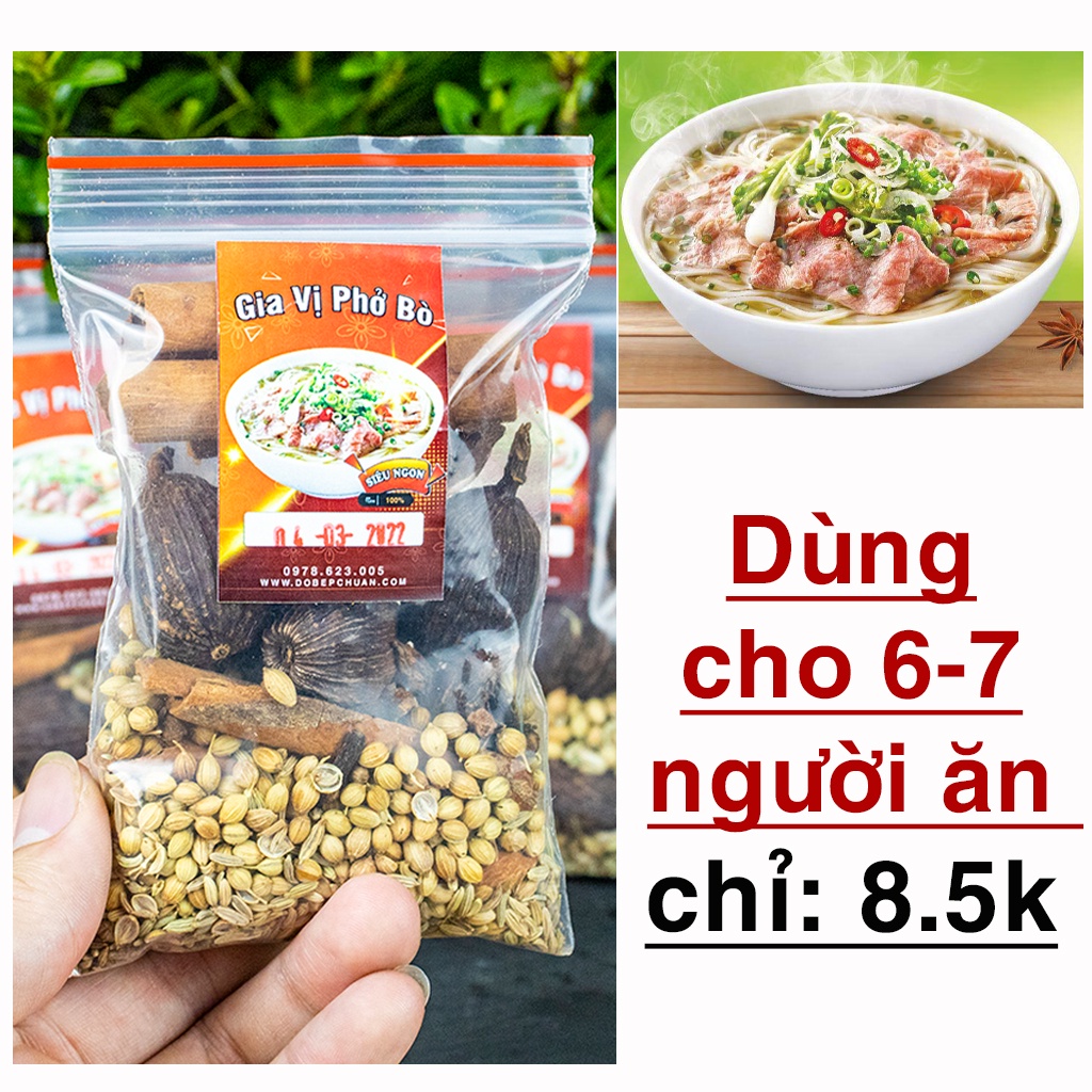 [Ship nhanh] Gia Vị Nấu Phở, Gia Vị Phở Bò Set Đầy Đủ