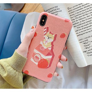 Ốp lưng Iphone Shiba cực cute [ Chất Mặt Lụa Lạ Mắt Cực Yêu ]