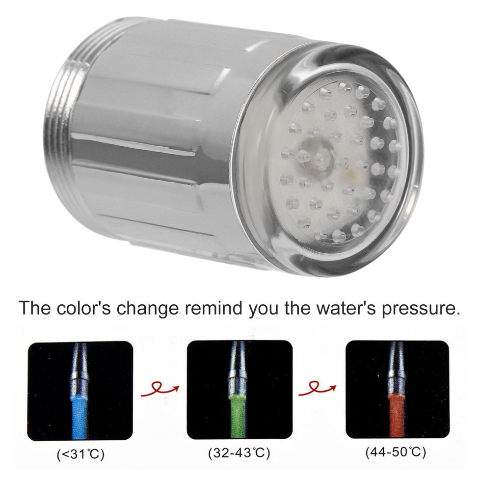 Vòi nước có đèn LED cảm biến nhiệt độ thông minh