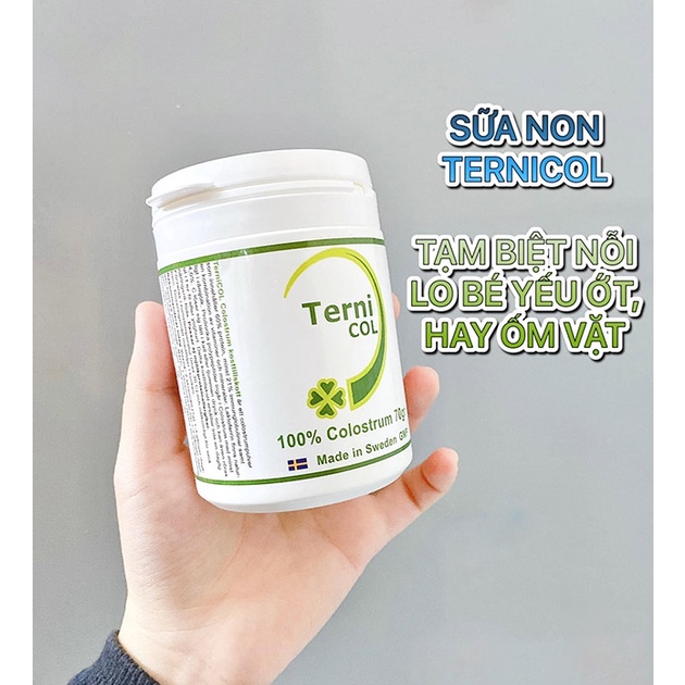 Sữa non tăng đề kháng cho bé từ sơ sinh tới mẹ bầu bú- Ternicol Thụy Điển 70gr