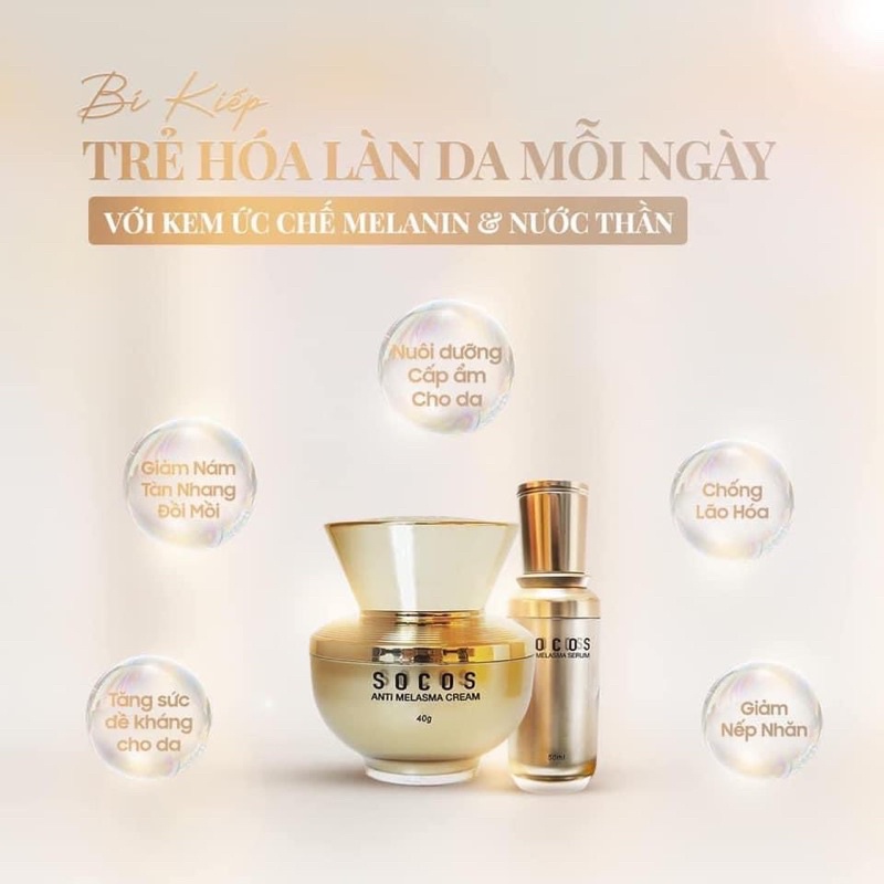 Kem ức chế Melanin SOCOS Anti Melasma Cream 40g