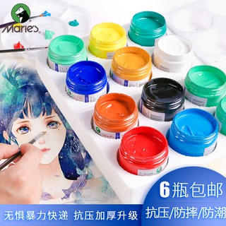 [BÁN LẺ] - MÀU GOUACHE MARIE'S HỦ 100 ML, MÀU SẮC RỰC RỠ, BẢNG MÀU PHONG PHÚ