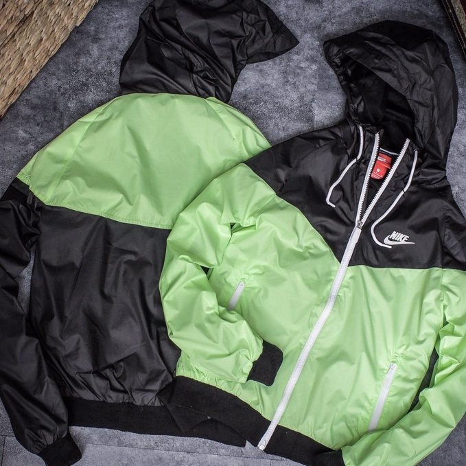 NIKE - Áo khoác thể thao nam nữ Nike Sportswear Men's Windrunner Jacket - Neon/Đen