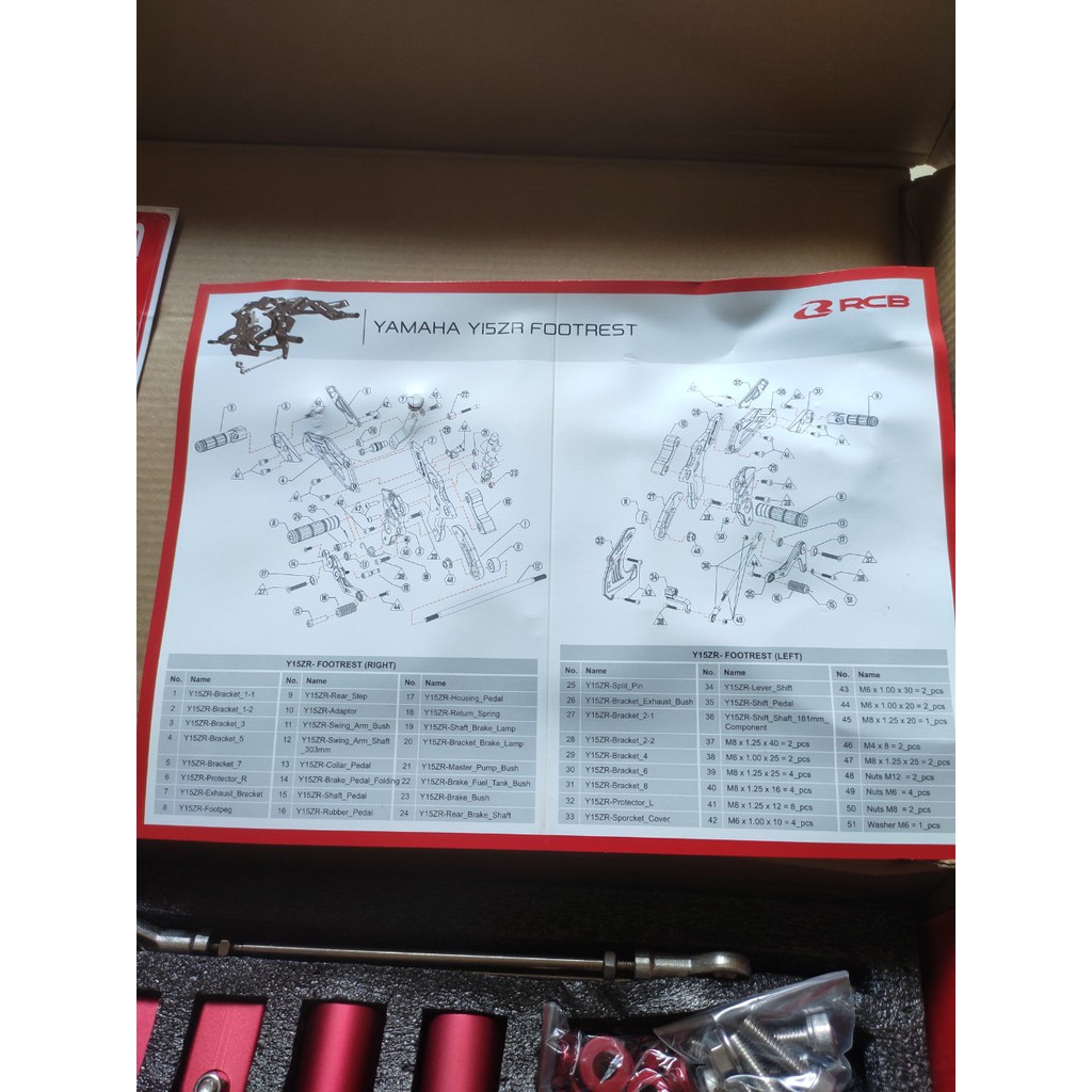 Cần số gãy đôi Chính hãng RCB,X1R dành cho EX 150