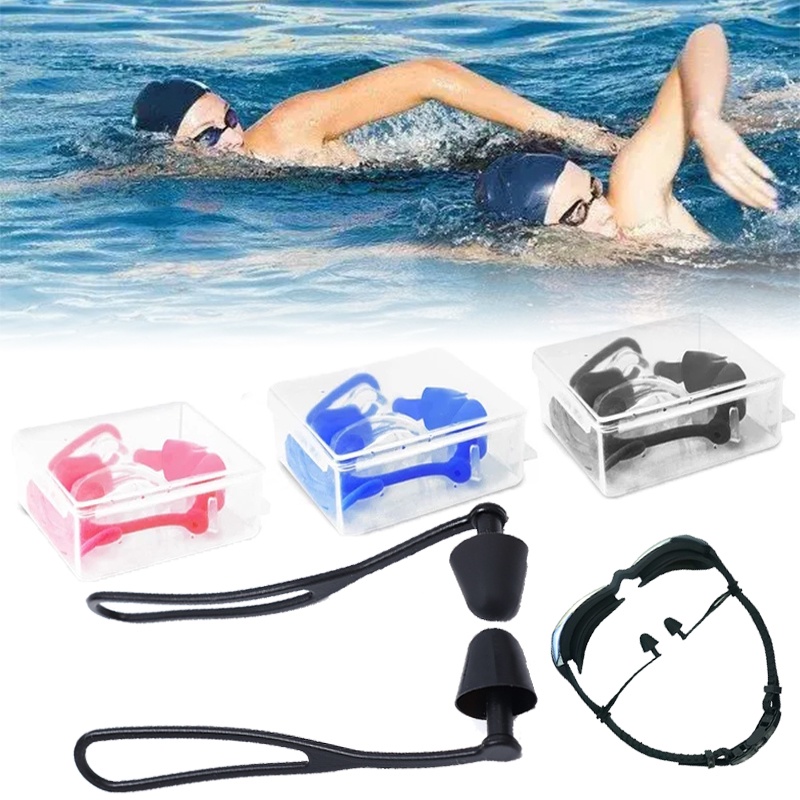 Tai Nghe Nhét Tai Chống Nước Chống Bụi Có Thể Tái Sử Dụng Dùng Khi Bơi Lội