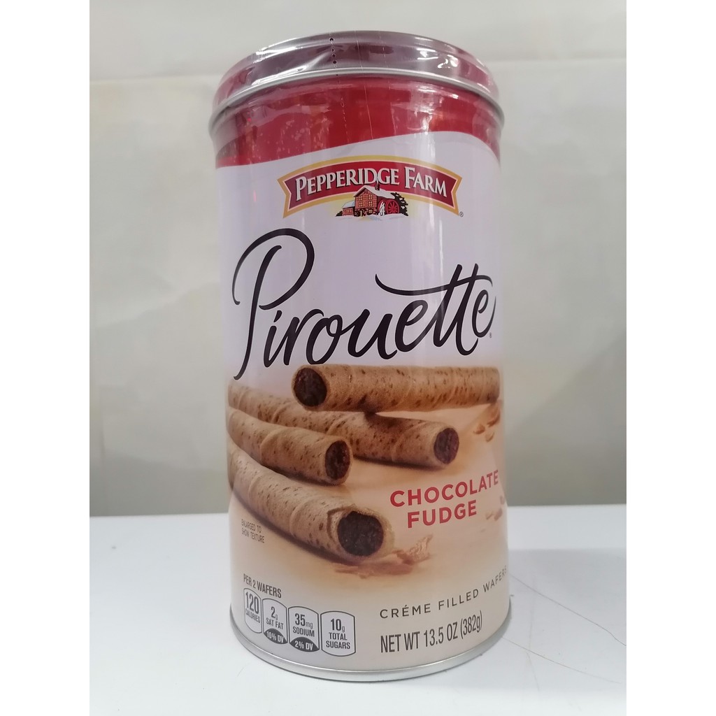 [382g – CHOCOLATE] Bánh ống điếu vị Sô cô la [Indonesia] PEPPERIDGE FARM Pirouette Chocolate Fudge (anm-hk5)