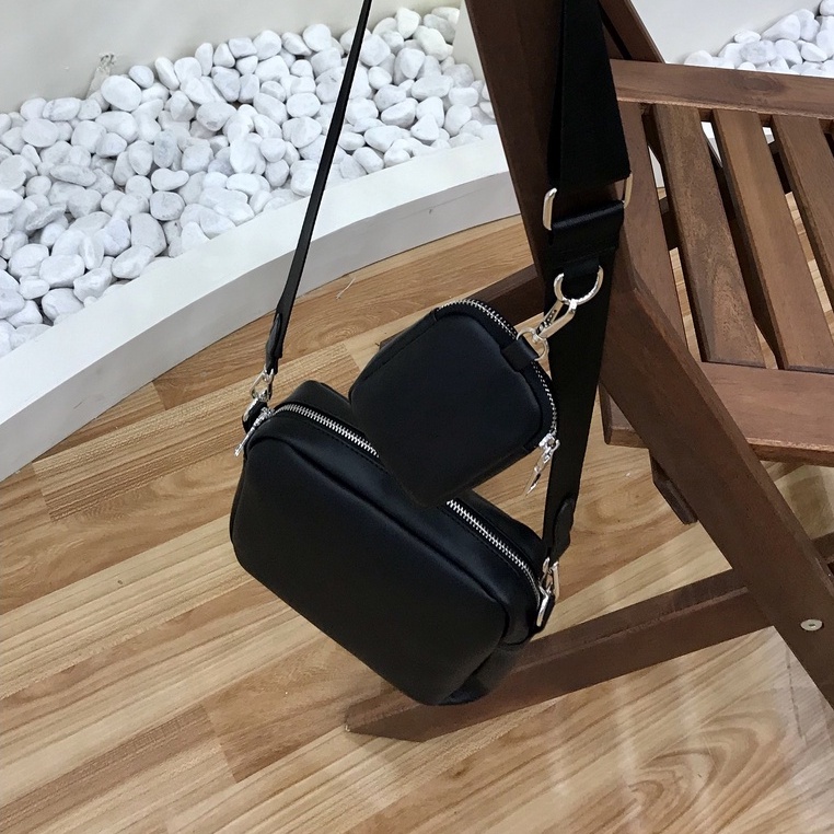 Túi Đeo Hông Nam Nữ Mes Kuu Clothes thời trang Streetwear Phong Cách Cool Ngầu Đẹp Chất Liệu Cao Cấp