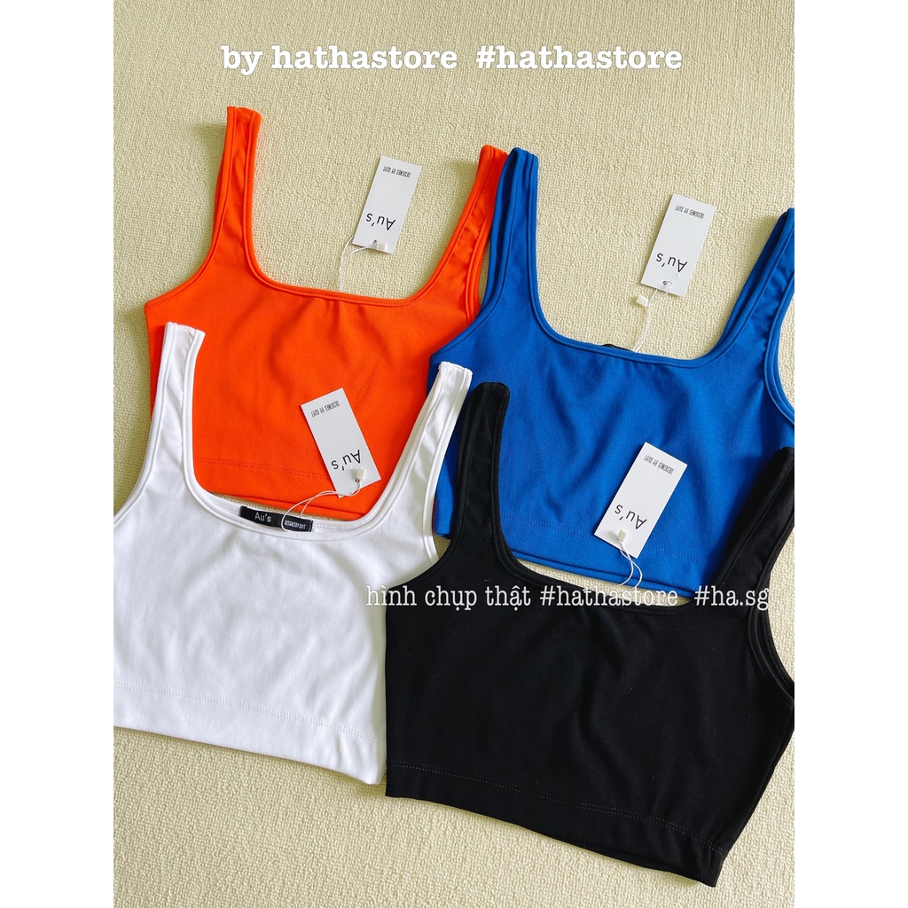 ÁO THUN CROPTOP BO VIỀN CỔ VUÔNG KÈM ẢNH THẬT ( Có bán quần mặc kèm)