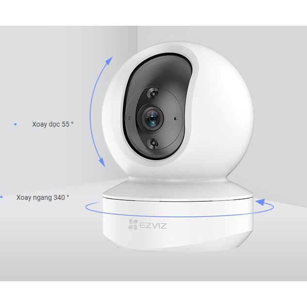 Camera Wifi Ezviz TY1 2MP Full HD, Âm Thanh 2 Chiều Quan sát 360°, Báo Động Xoay Theo Đối Tượng - Hàng Chính Hãng
