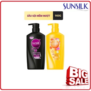 Dầu gội Sunsilk 900g và 650g làm sạch và mềm mượt tóc gấp 5 lần, cho mái tóc ngát hương suốt 48h