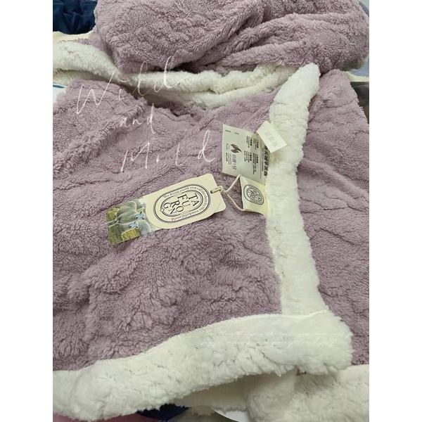 Chăn lông cừu Tafurong 2m x 2m3, chăn thu đông dày full size to rộng ấm áp