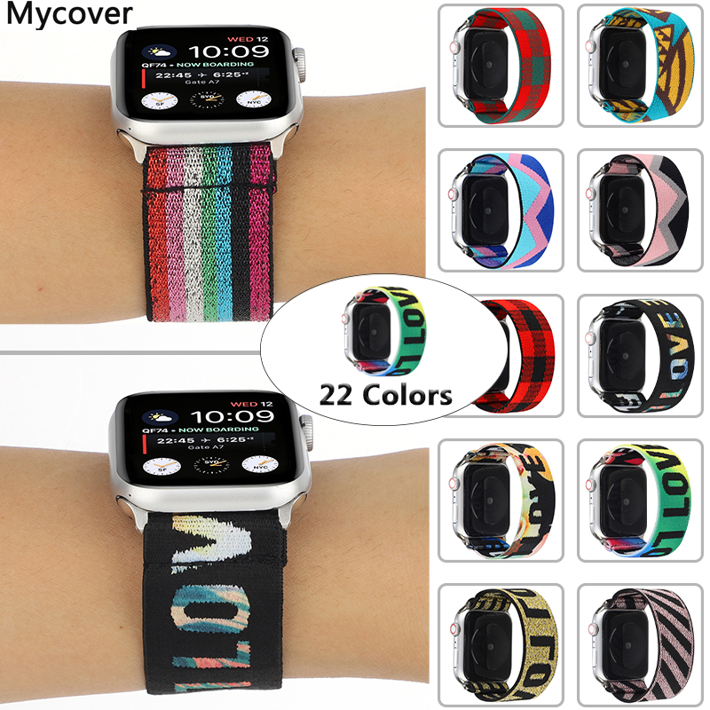 Dây Đeo Đồng Hồ Bằng Nylon 2020 Dành Cho Apple Watch Iwatch Series 6 SE 5 4 3 2 1 38mm 40mm 42mm 44mm