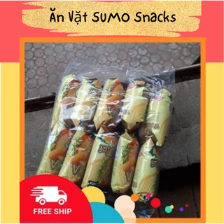 Bịch 10 gói Bim Bim Snack Bắp Vị Phô Mai Oishi 14/16g-Ăn Vặt Sumo Snack