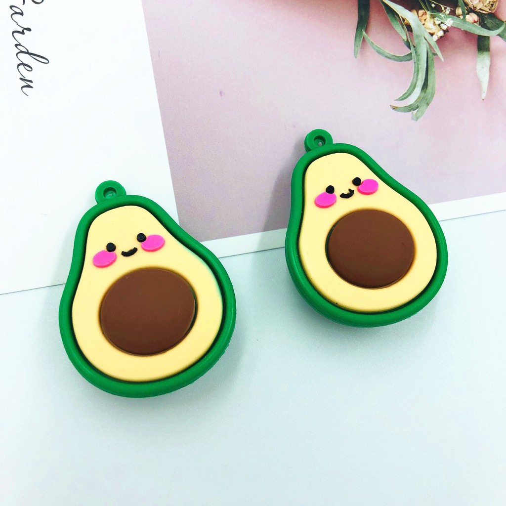 🌺Móc khóa trái bơ dễ thương🌺-Móc khóa hình bơ dễ thương, móc khóa bơ-Móc khóa quả bơ mẫu 2