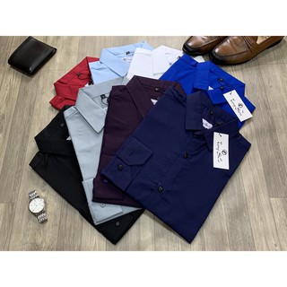 [ Xả Hàng Rẻ Hơn bán buôn ] Sơ mi Nam dài tay hàn quốc cổ bẻ hàng vải cotton cao cấp ôm dáng ôm body thời trang trẻ