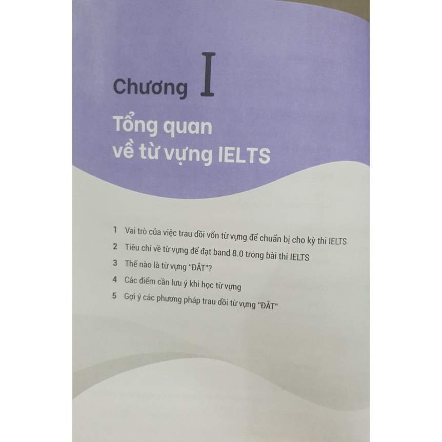 Sách - Từ vựng IELTS 8.0