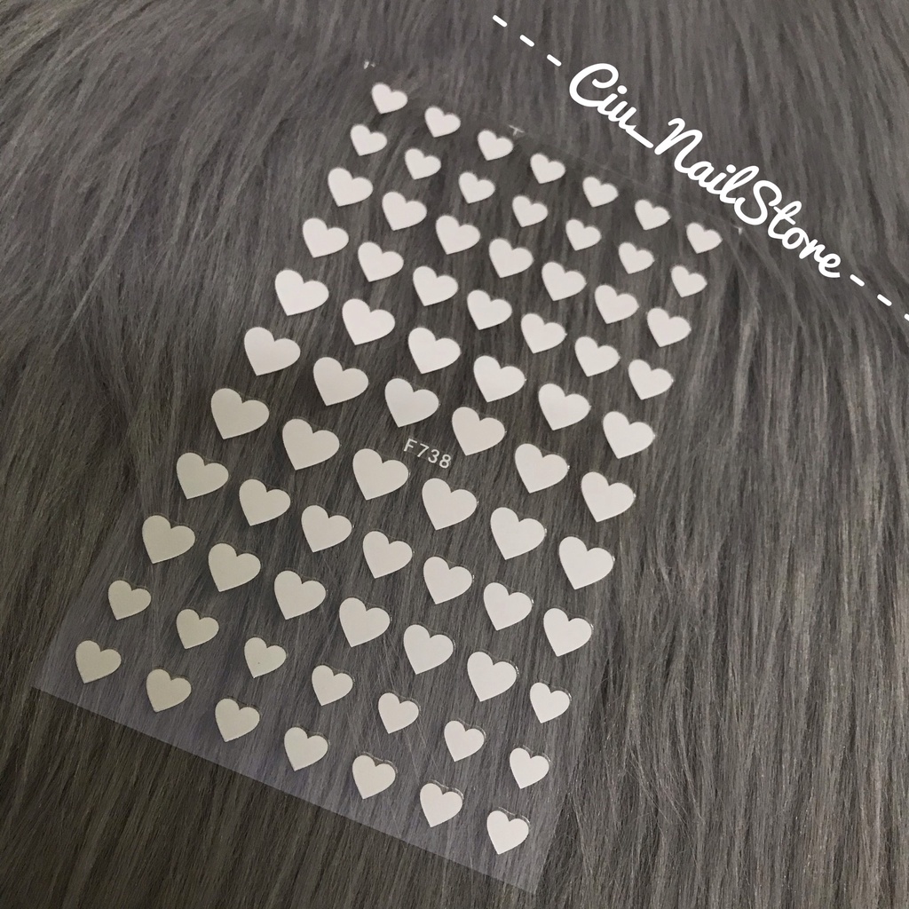 Sticker & Decal dán móng tay tim nail