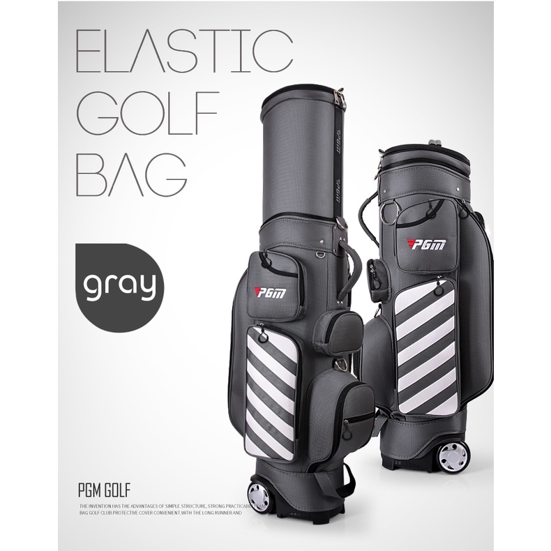 Túi gậy bánh xe chính hãng PGM QB041, túi gậy bánh xe chất liệu vải cao cấp
