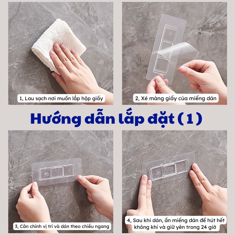 Hộp Giấy Vệ Sinh Hộp Đựng Giấy  Ngăn Dễ Lắp Đặt Thiết Kế Mới Nhất Nhỏ Gọn Sang Trọng Titan.st