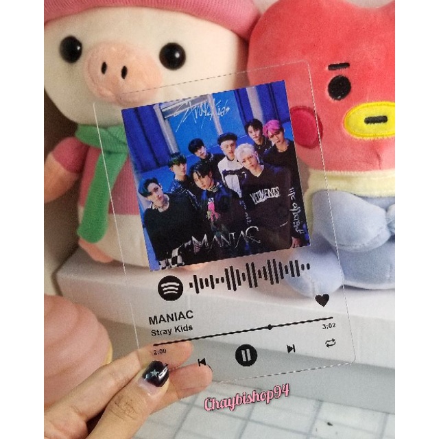 Khung ảnh mica Spotify Stray Kids MANIAC