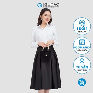 Chân váy xòe đính nút LV0514 thời trang GUMAC