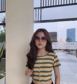 Áo kiểu MONIKA CROPTOP trẻ trung